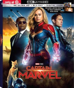Captain Marvel (Target Exclusive DigiPack) [4K Ultra HD + Blu-ray + Digital] Cover
