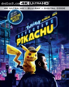 PokÃ©mon Detective Pikachu [4K Ultra HD + Blu-ray + Digital] Cover