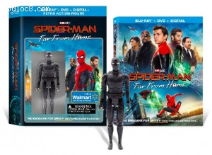Spider-Man: Far from Home (Wal-Mart Exclusive) [Blu-ray + DVD + Digital] Cover
