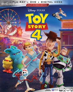 Toy Story 4 [Blu-ray + DVD + Digital] Cover