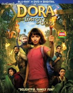 Dora and the Lost City of Gold [Blu-ray + DVD + Digital] Cover