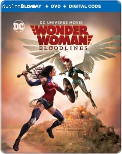 Wonder Woman: Bloodlines (Target Exclusive SteelBook) [Blu-ray + DVD + Digital] Cover