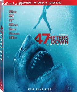 47 Meters Down: Uncaged [Blu-ray + DVD + Digital] Cover