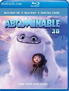 Abominable [Blu-ray 3D + Blu-ray + Digital] Cover