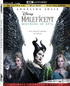 Maleficent: Mistress of Evil [4K Ultra HD + Blu-ray + Digital] Cover