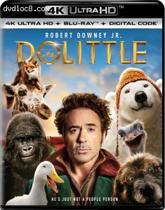 Dolittle [4K Ultra HD + Blu-ray + Digital]
