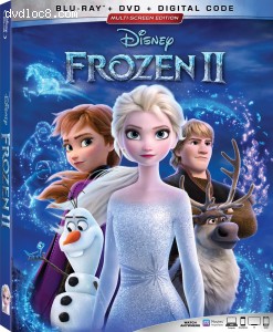 Frozen II [Blu-ray + DVD + Digital] Cover