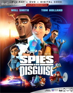 Spies in Disguise [Blu-ray + DVD + Digital] Cover