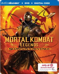 Mortal Kombat Legends: Scorpion's Revenge (Target Exclusive SteelBook) [Blu-ray + DVD + Digital] Cover