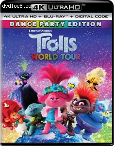 Trolls World Tour (Dance Party Edition) [4K Ultra HD + Blu-ray + Digital] Cover