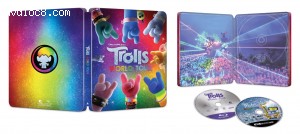 Trolls World Tour (Best Buy Exclusive SteelBook - Dance Party Edition) [4K Ultra HD + Blu-ray + Digital] Cover