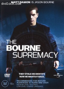 Bourne Supremacy, The Cover Bourne Supremacy, The Cover