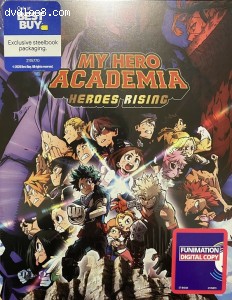 My Hero Academia: Heroes Rising (Best Buy Exclusive SteelBook) [Blu-ray + DVD + Digital] Cover