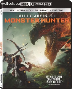 Monster Hunter [4K Ultra HD + Blu-ray + Digital] Cover