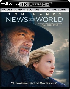 News of the World [4K Ultra HD + Blu-ray + Digital] Cover