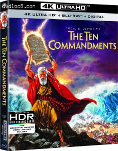 Ten Commandments, The [4K Ultra HD + Blu-ray + Digital] Cover