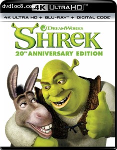 Shrek (20th Anniversary Edition) [4K Ultra HD + Blu-ray + Digital] Cover