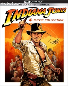Indiana Jones: 4-Movie Collection [4K Ultra HD + Digital] Cover