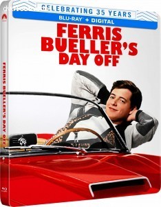 Ferris Bueller's Day Off (35th Anniversary SteelBook) [Blu-ray + Digital] Cover