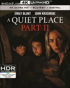 Quiet Place Part II, A [4K Ultra HD + Blu-ray + Digital] Cover