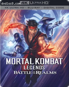 Mortal Kombat Legends: Battle of the Realms (Best Buy Exclusive SteelBook) [4K Ultra HD + Blu-ray + Digital] Cover