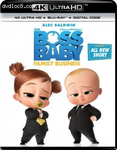 Boss Baby, The: Family Business [4K Ultra HD + Blu-ray + Digital] Cover
