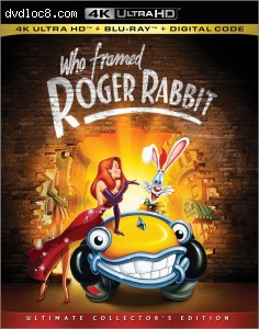 Who Framed Roger Rabbit [4K Ultra HD + Blu-ray + Digital] Cover