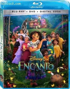 Encanto [Blu-ray + DVD + Digital] Cover
