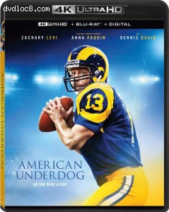 American Underdog [4K Ultra HD + Blu-ray + Digital] Cover
