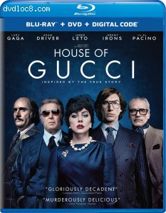 House of Gucci [Blu-ray + DVD + Digital] Cover