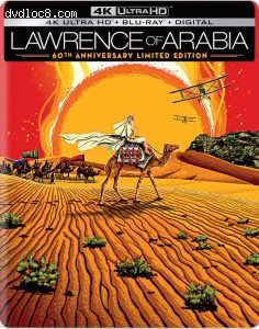 Lawrence of Arabia (SteelBook, 60th Anniversary Limited Edition) [4K Ultra HD + Blu-ray + Digital] Cover