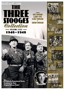 Three Stooges Collection, Vol. 5: 1946-1948, The Cover