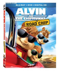 Alvin and the Chipmunks: The Road Chip (Blu-Ray + DVD + Digital) Cover
