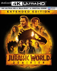 Jurassic World Dominion [4K Ultra HD + Blu-ray + Digital] Cover