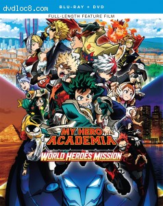 My Hero Academia: World Heroes' Mission [Blu-ray + DVD] Cover