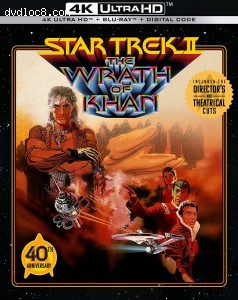 Star Trek II: The Wrath Of Khan [4K Ultra HD + Blu-ray + Digital] Cover