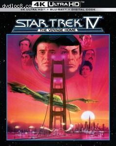 Star Trek IV: The Voyage Home [4K Ultra HD + Blu-ray] Cover