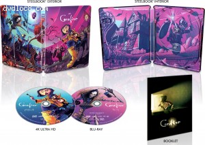 Coraline (SteelBook) [4K Ultra HD + Blu-ray] Cover