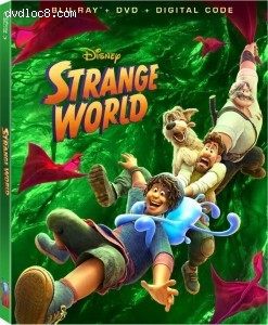 Strange World [Blu-ray + DVD + Digital] Cover