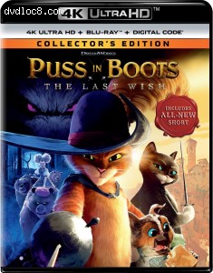 Puss in Boots: The Last Wish (Collector's Edition) [4K Ultra HD + Blu-ray + Digital] Cover