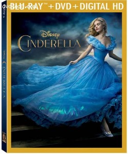 Cinderella (Blu-Ray + DVD + Digital) Cover