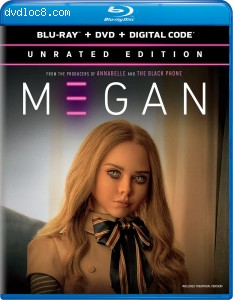 M3GAN (Unrated Edition) [Blu-ray + DVD + Digital] Cover