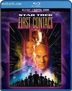 Star Trek: First Contact (Remastered) [Blu-ray + Digital] Cover