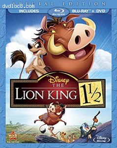 Lion King 1Â½, The (Blu-Ray + DVD) Cover
