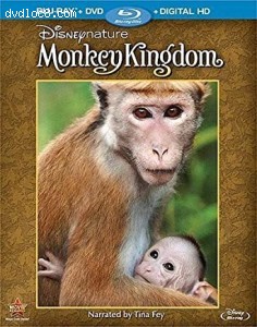 Disneynature: Monkey Kingdom (Blu-Ray + DVD + Digital) Cover