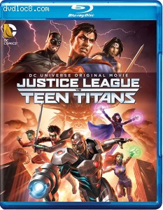 Justice League vs. Teen Titans (Blu-Ray + DVD + Digital) Cover