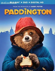 Paddington (Blu-Ray + DVD + Digital) Cover