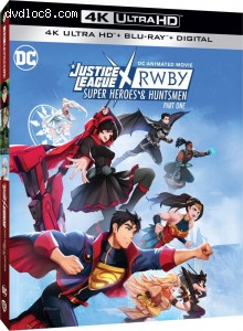 Justice League x RWBY: Super Heroes and Huntsmen: Part 1 [4K Ultra HD + Blu-ray + Digital] Cover