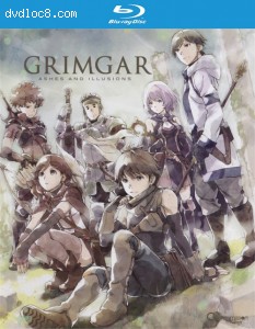 Grimgar: Ashes &amp; Illusions: The Complete Series -(Blu-ray + DVD Combo) Cover