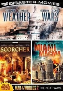 3 Disaster Movies: Weather Wars / Scorcher / Miami Magma Cover